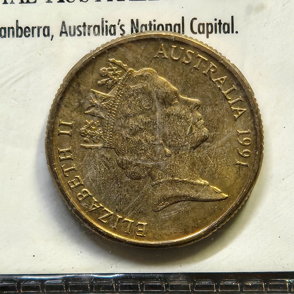 1991 $1 Mob of Roos 'Mint Your Own' Uncirculated Coin