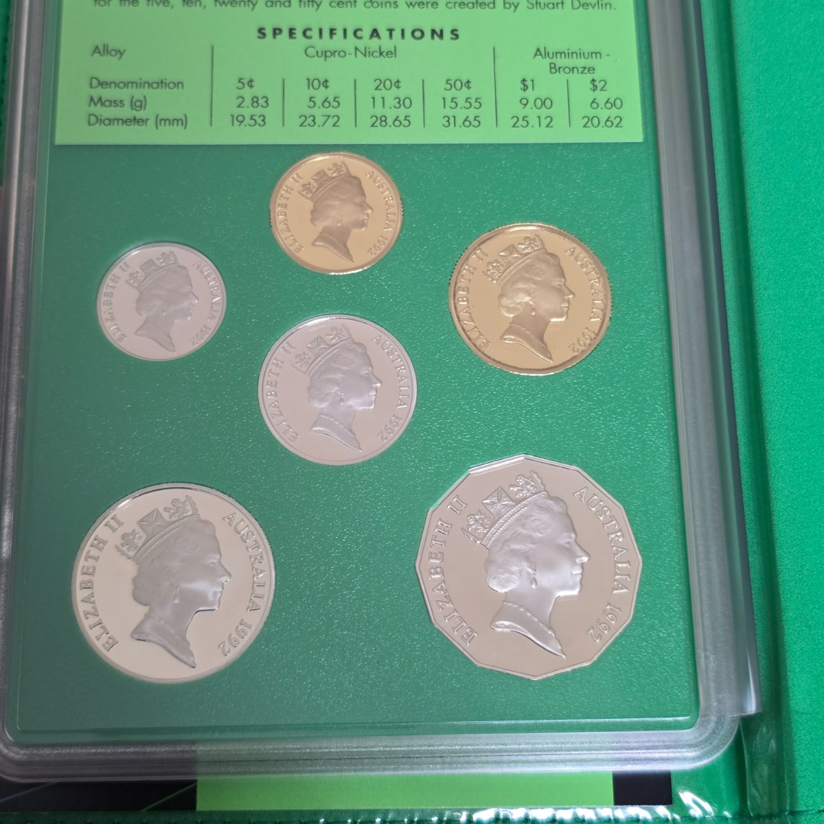 1992 Barcelona Olympics Six Coin Proof Set