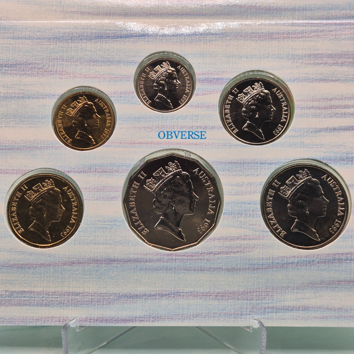 1993 Landcare Six Coin Royal Australian Mint Set Uncirculated Year Set obverse