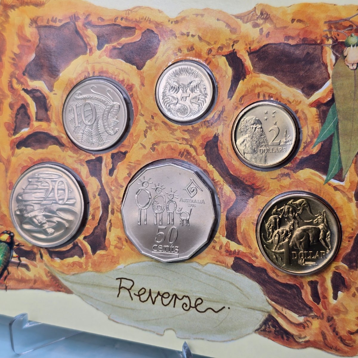 1994 Royal Australian Mint Baby Mint Set reverse