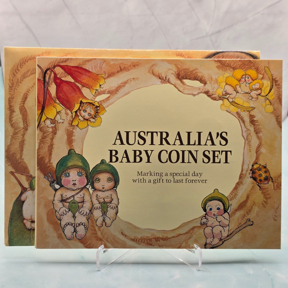 1994 Royal Australian Mint Baby Mint Set front inner folder cover