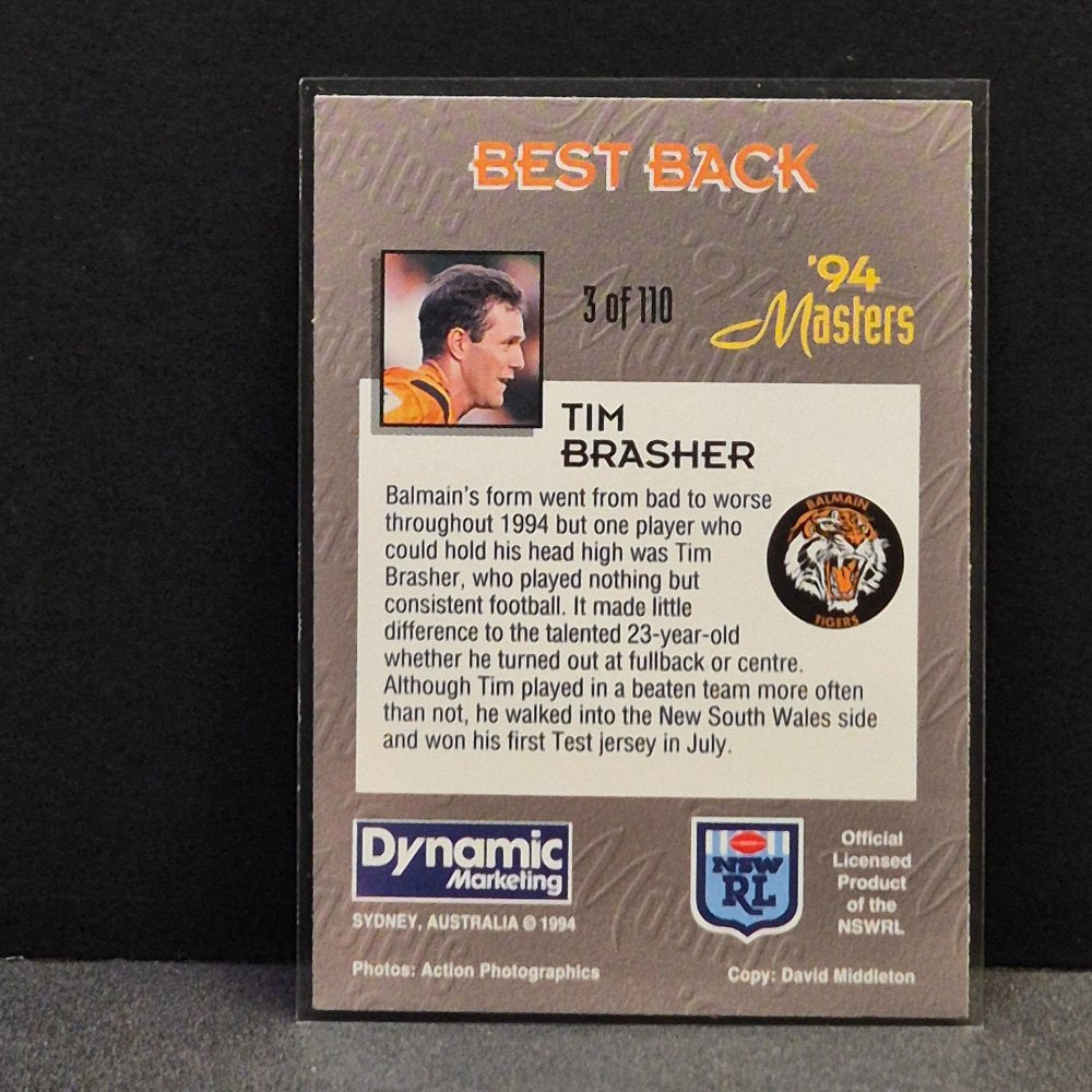 1994 Dynamic NSWRL - Masters - 003 - Tim Brasher