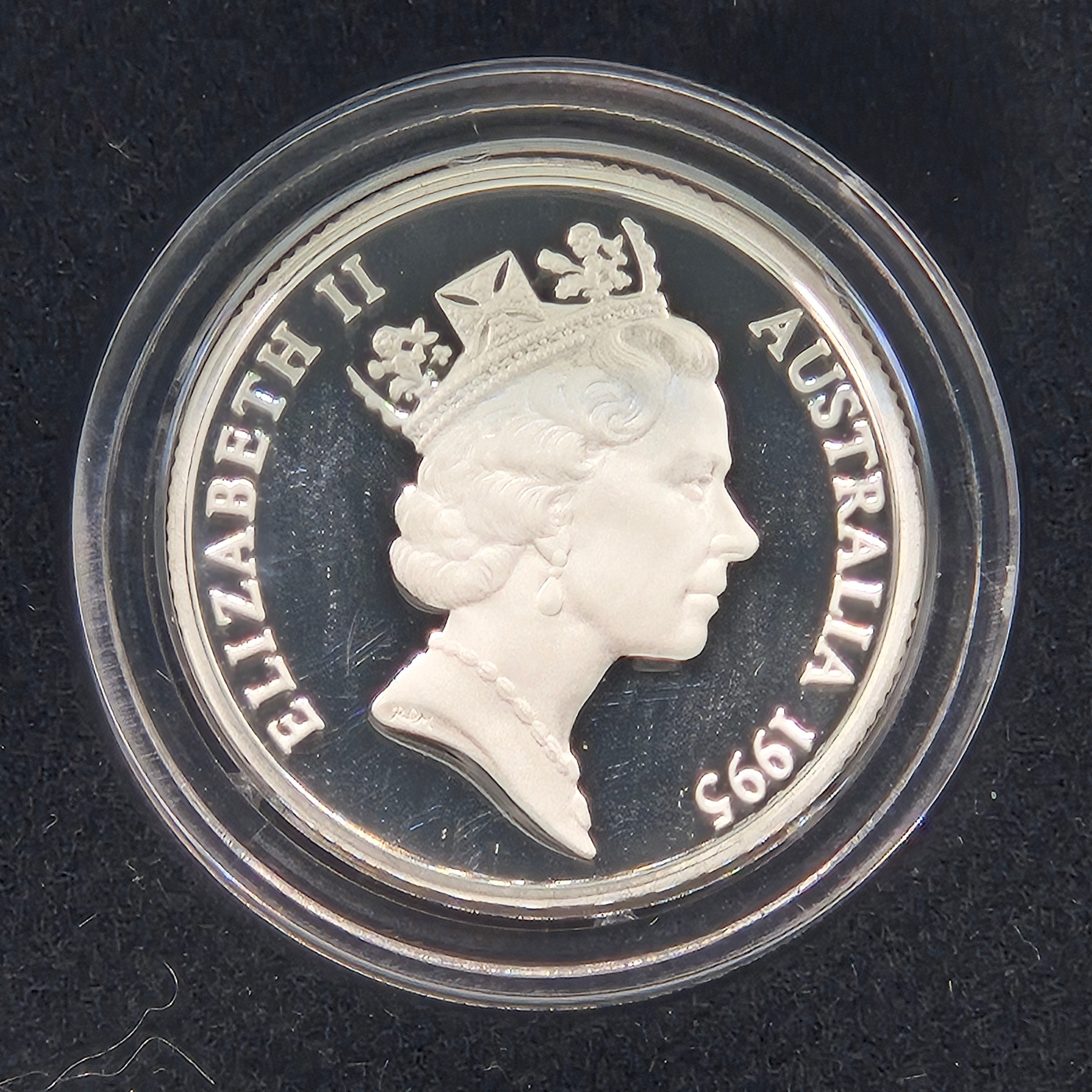 1995 $1 Waltzing Matilda Sterling Silver Proof Coin