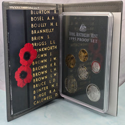 1995 Sir Edward 'Weary' Dunlop Six Coin Proof Set