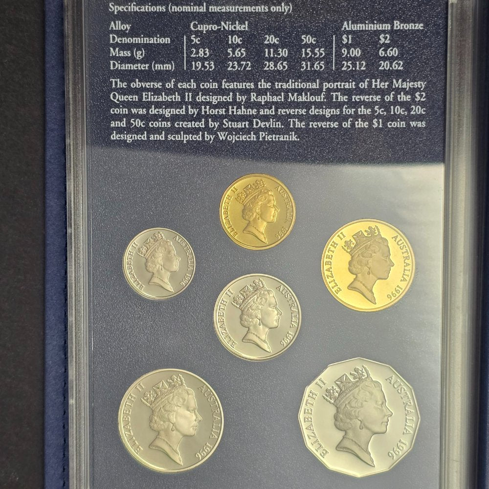 1996 Sir Henry Parkes Six Coin Proof Set
