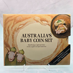 1996 Type 1 Packaging Royal Australian Mint Baby Mint Set - Front coverslip without date