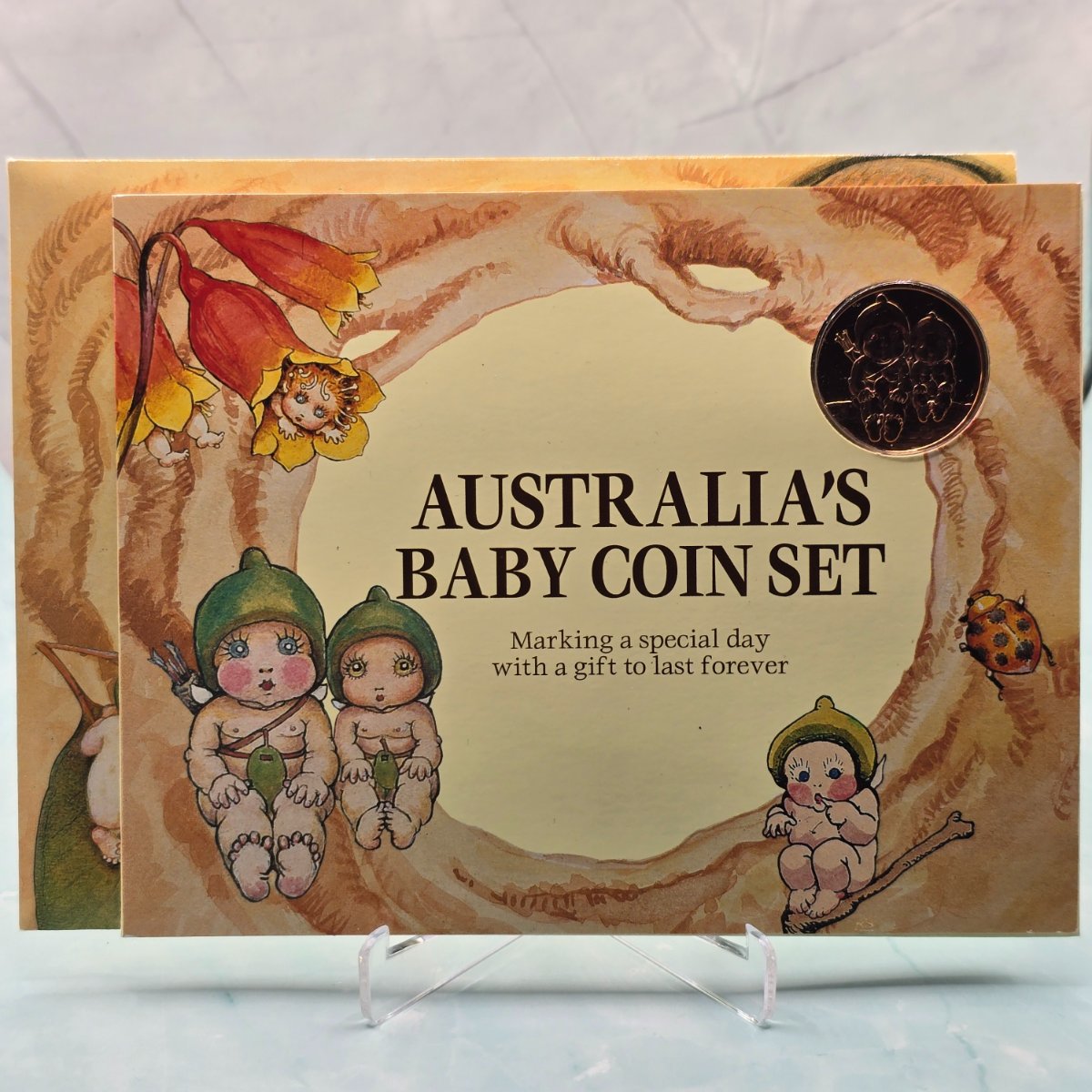 1996 Type 1 Packaging Royal Australian Mint Baby Mint Set inner folder front cover