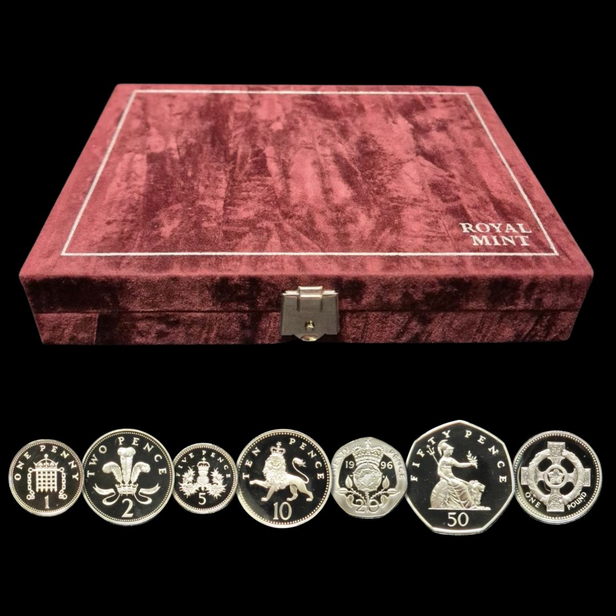1996 United Kingdom Decimal Day Anniversary Silver Proof Collection