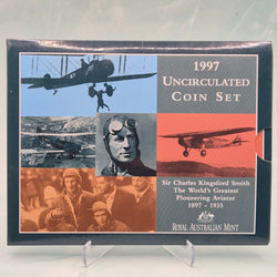 1997 Sir Charles Kingsford Smith Six Coin Royal Australian Mint Set Uncirculated Year Set
