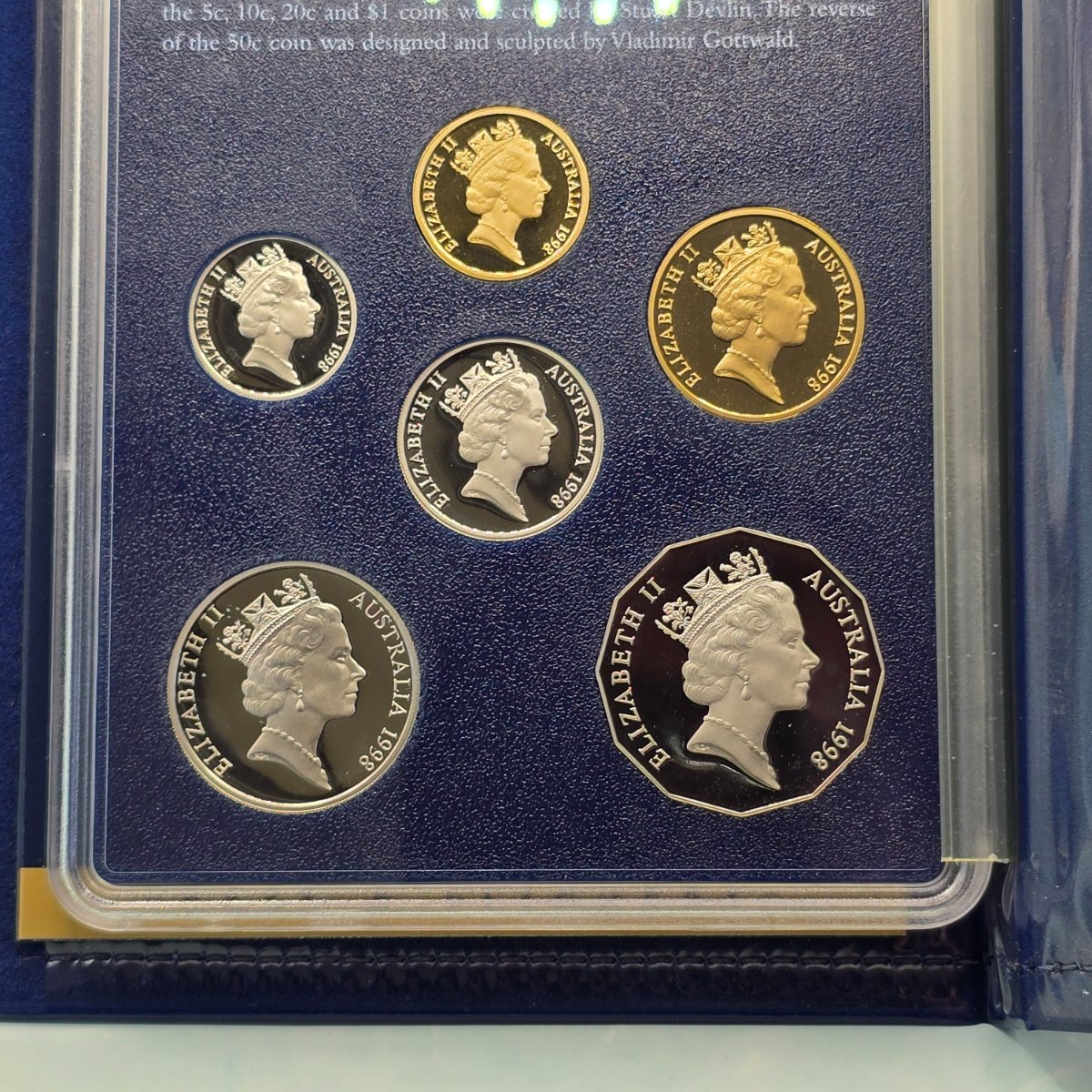 1998  Bass & Flinders Six Coin Proof Set