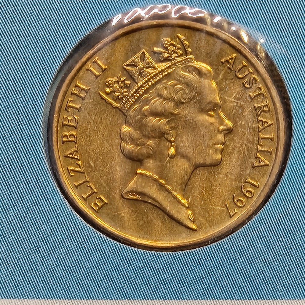 1998 $1 Howard Florey 'S' Mintmark Uncirculated Carded Coin