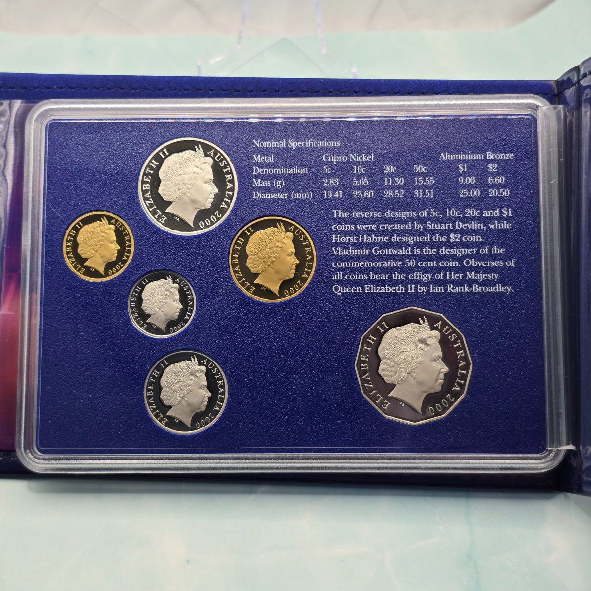 2000 Millennium Six Coin Proof Set