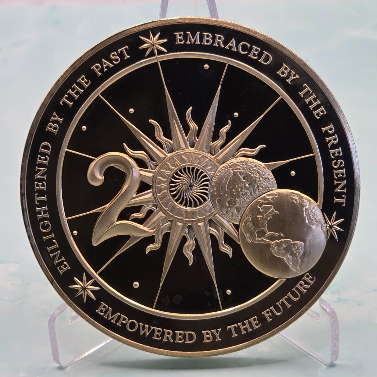 2000 Franklin Mint Trimmillium Annual Calendar Art Medal