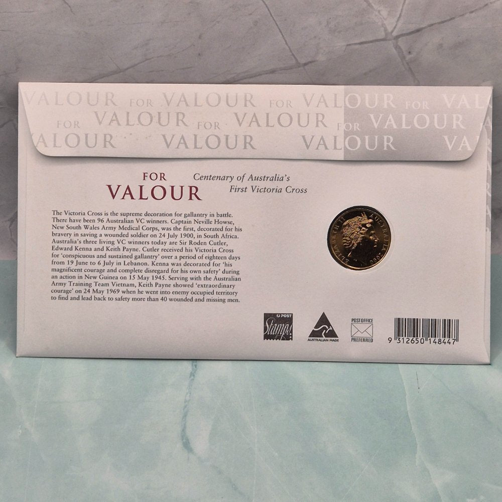 2000 $1 For Valour - Australia's First Victoria Cross PNC