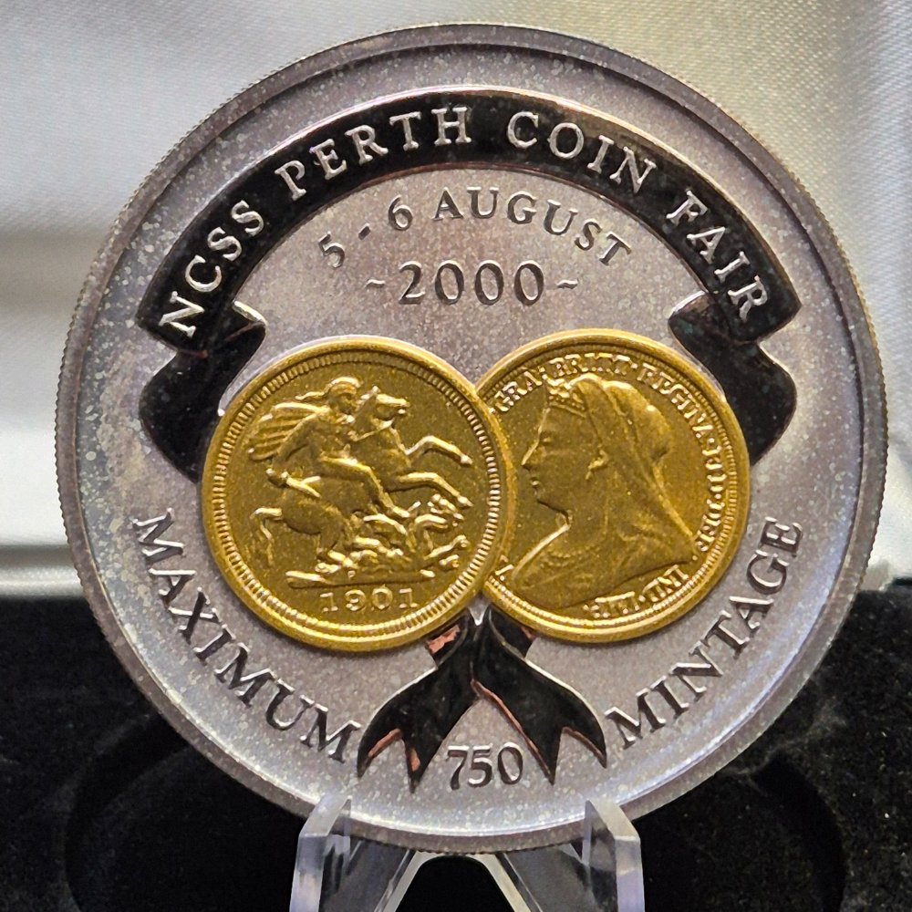 2000 2oz Kookaburra Silver Coin and Medallion - Perth Coin Fair