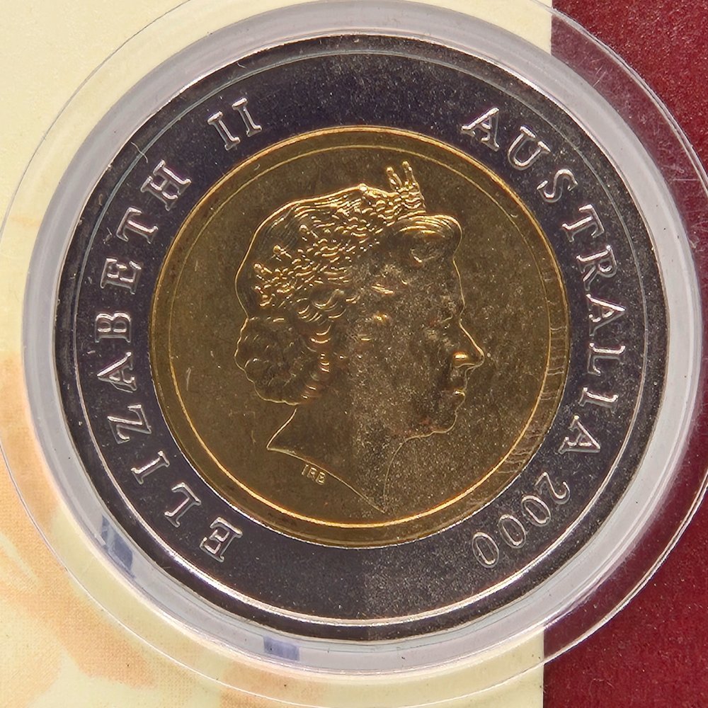 2000 $5 Phar Lap Bimetallic Carded Coin