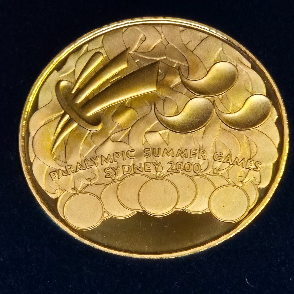 2000 Sydney Paralympic Three Coin Victory Medallion Set