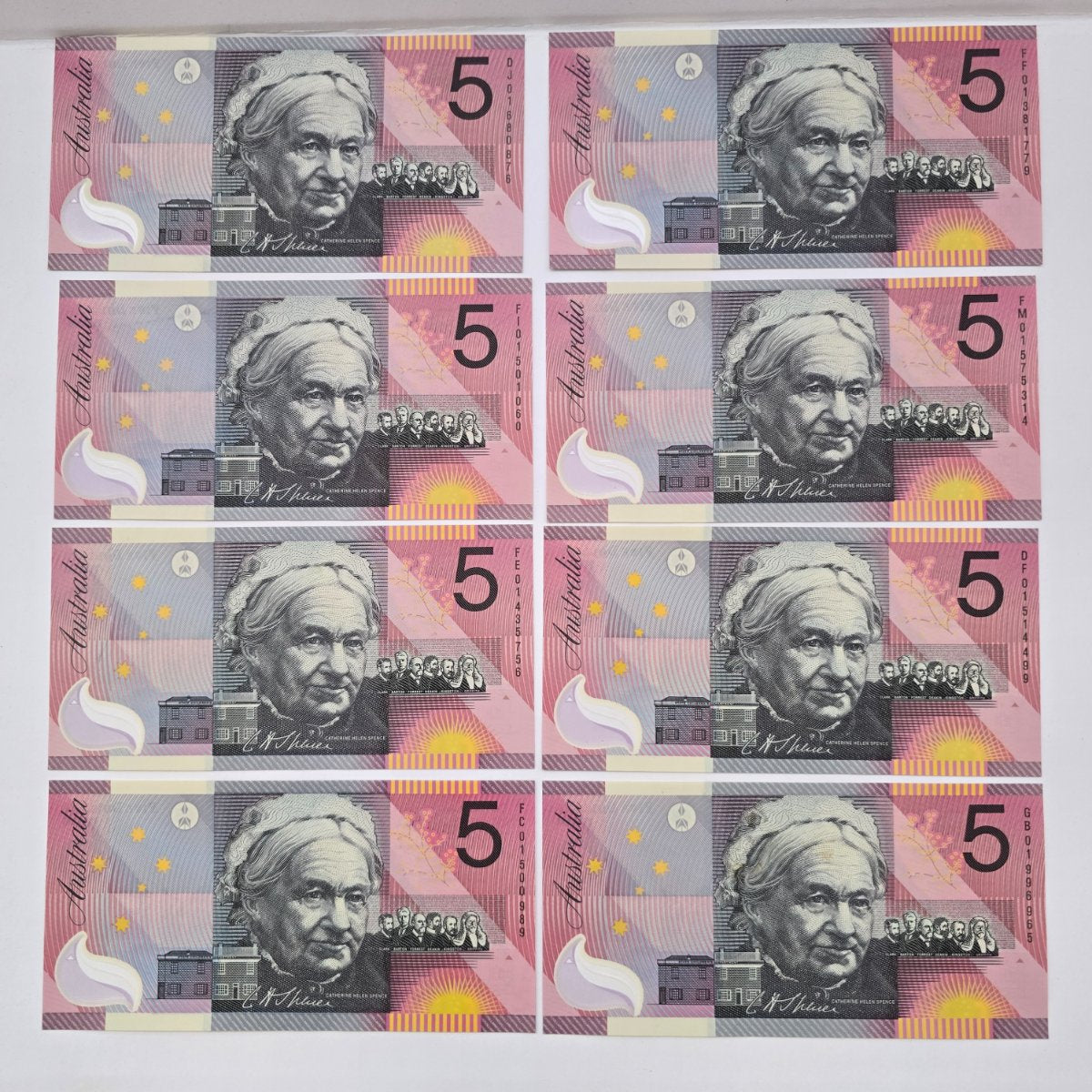 2001 $5 Federation Macfarlane/Evans Banknote, EF or better