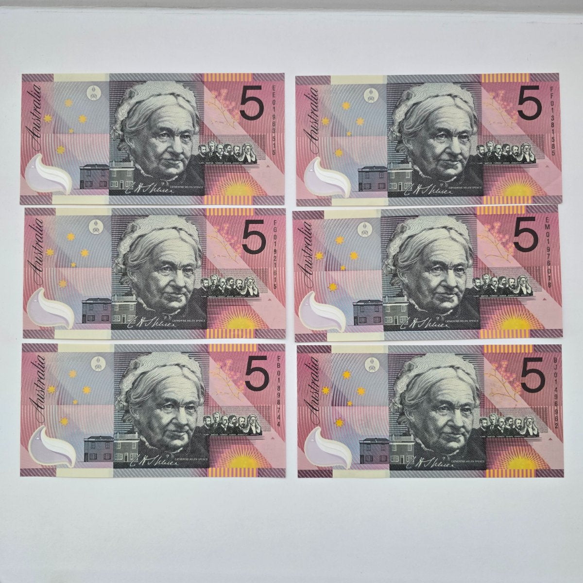 2001 $5 Federation Macfarlane/Evans Banknote, EF or better
