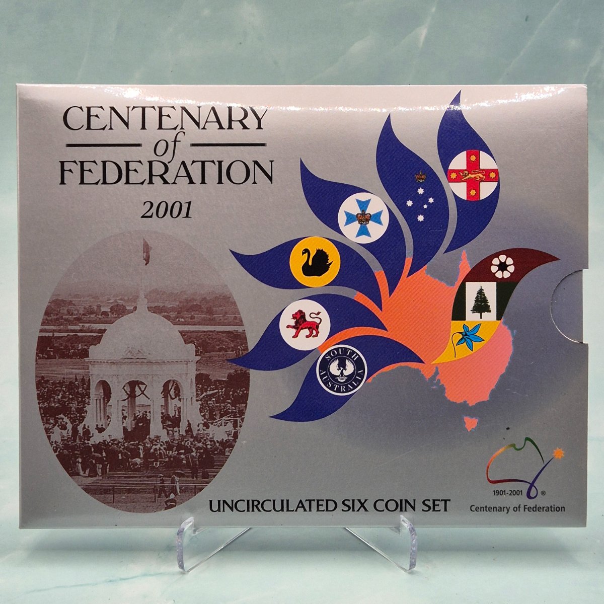 2001 Centenary of Federation Royal Australian Mint Six Coin Uncirculated Year Set Mint Set
