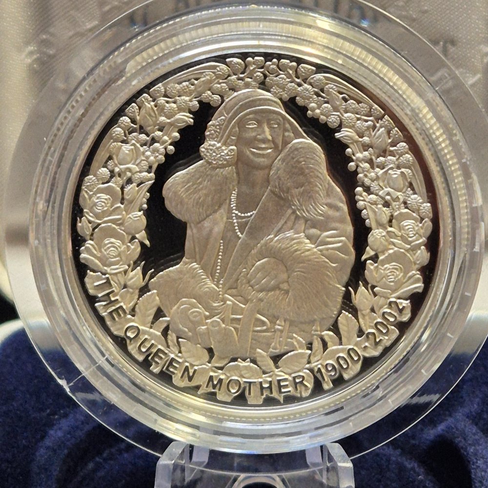 2002 The Queen Mother 1oz Silver Proof