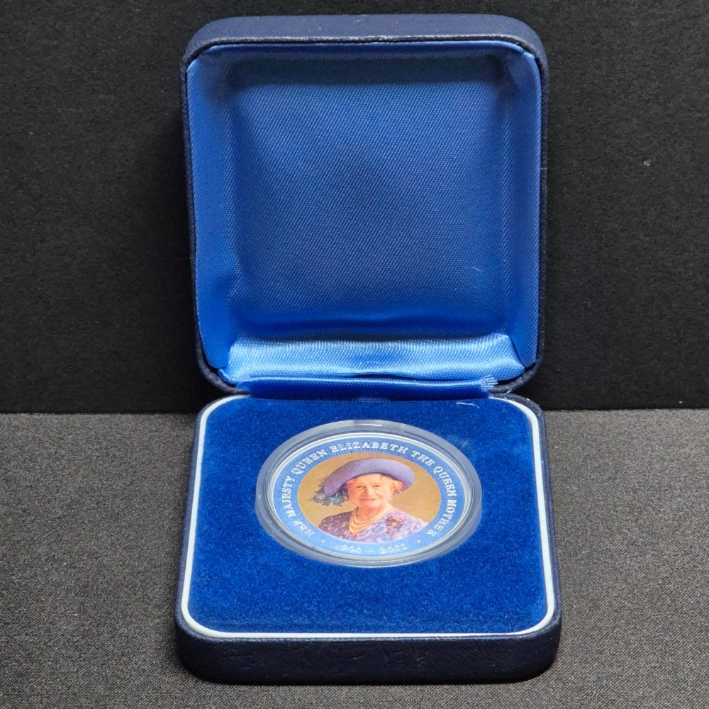 2002 The Queen Mother 1oz Silver Proof-Like Coin