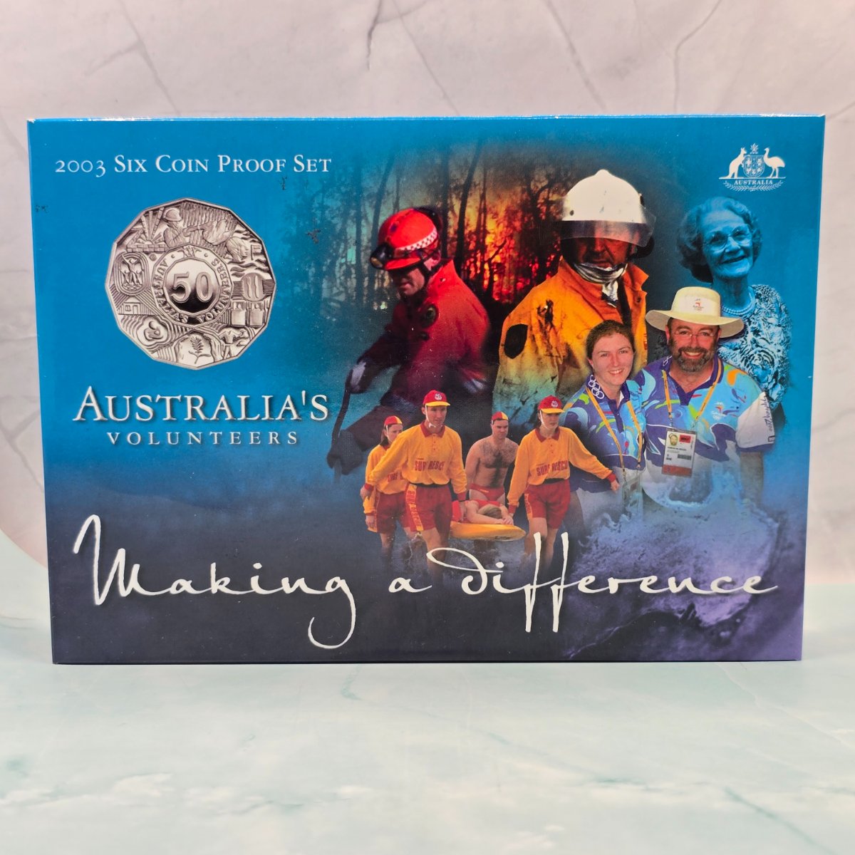 2003 Australia's Volunteers Six Coin Proof Set