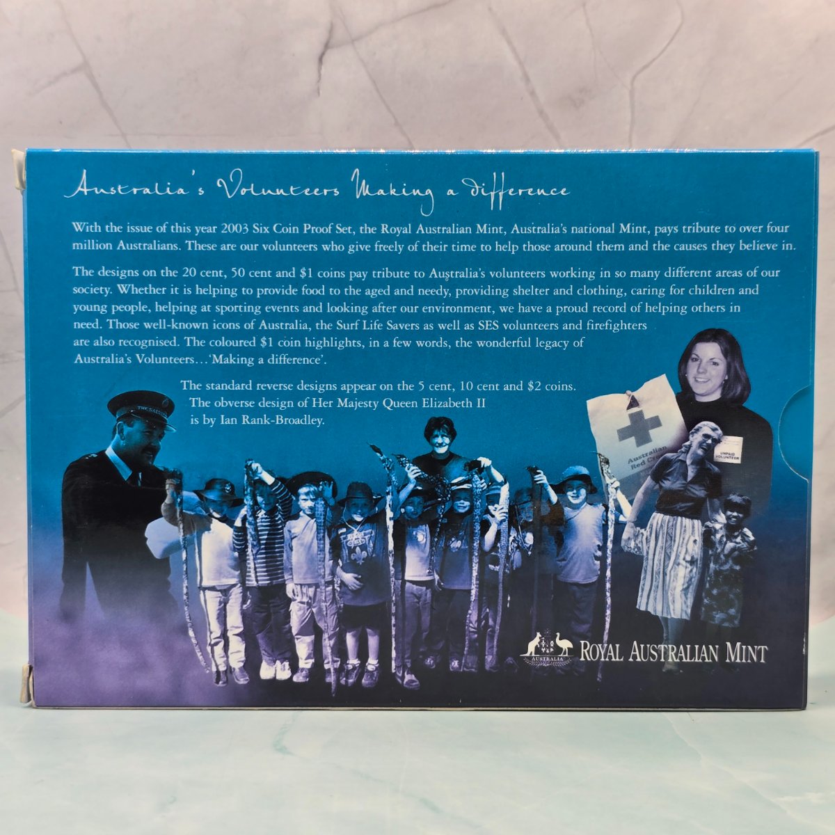2003 Australia's Volunteers Six Coin Proof Set