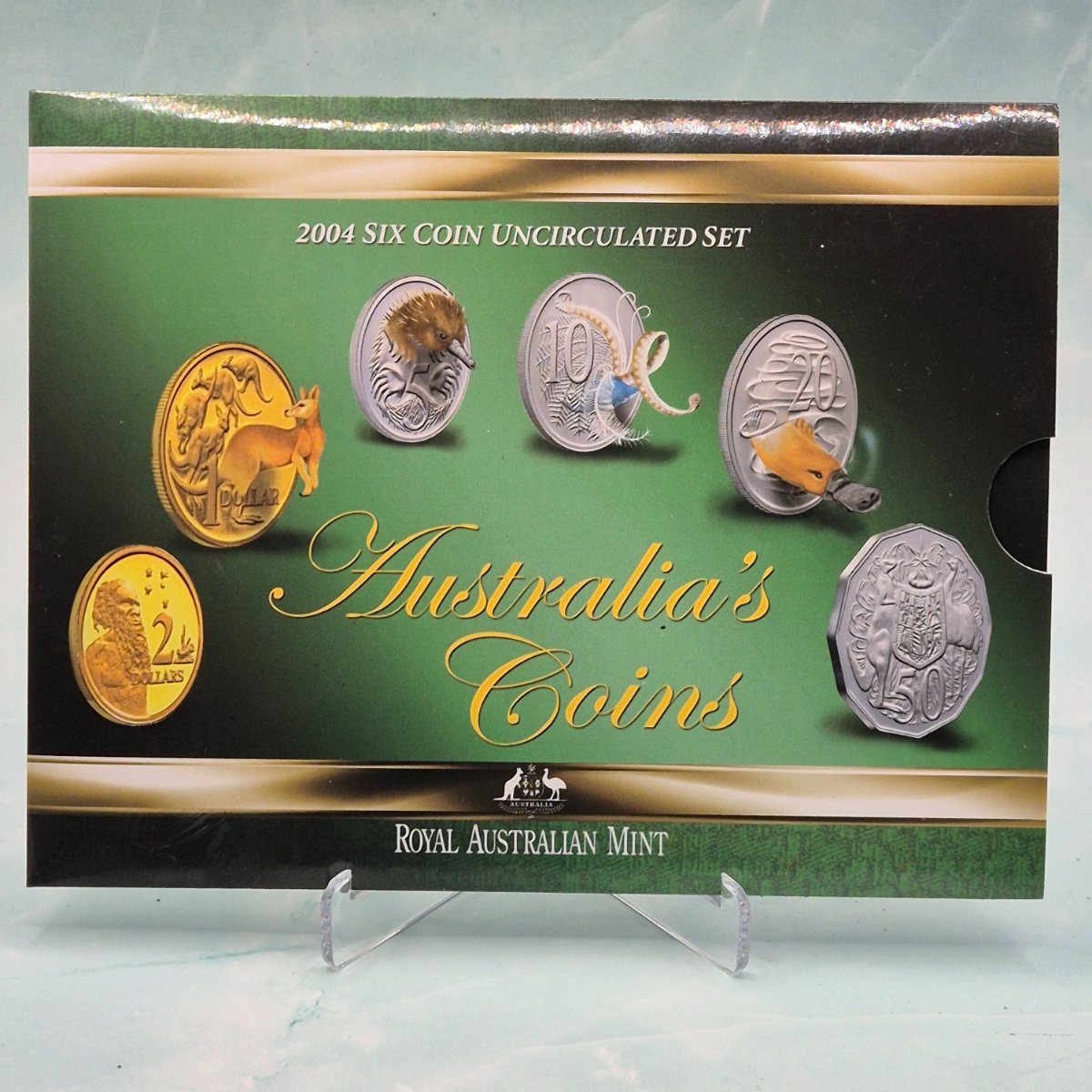 2004 Australia's Coins Come Alive Six Coin Mint Set Uncirculated Year Set