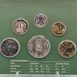 2004 Australia's Coins Come Alive Six Coin Mint Set Uncirculated Year Set reverse