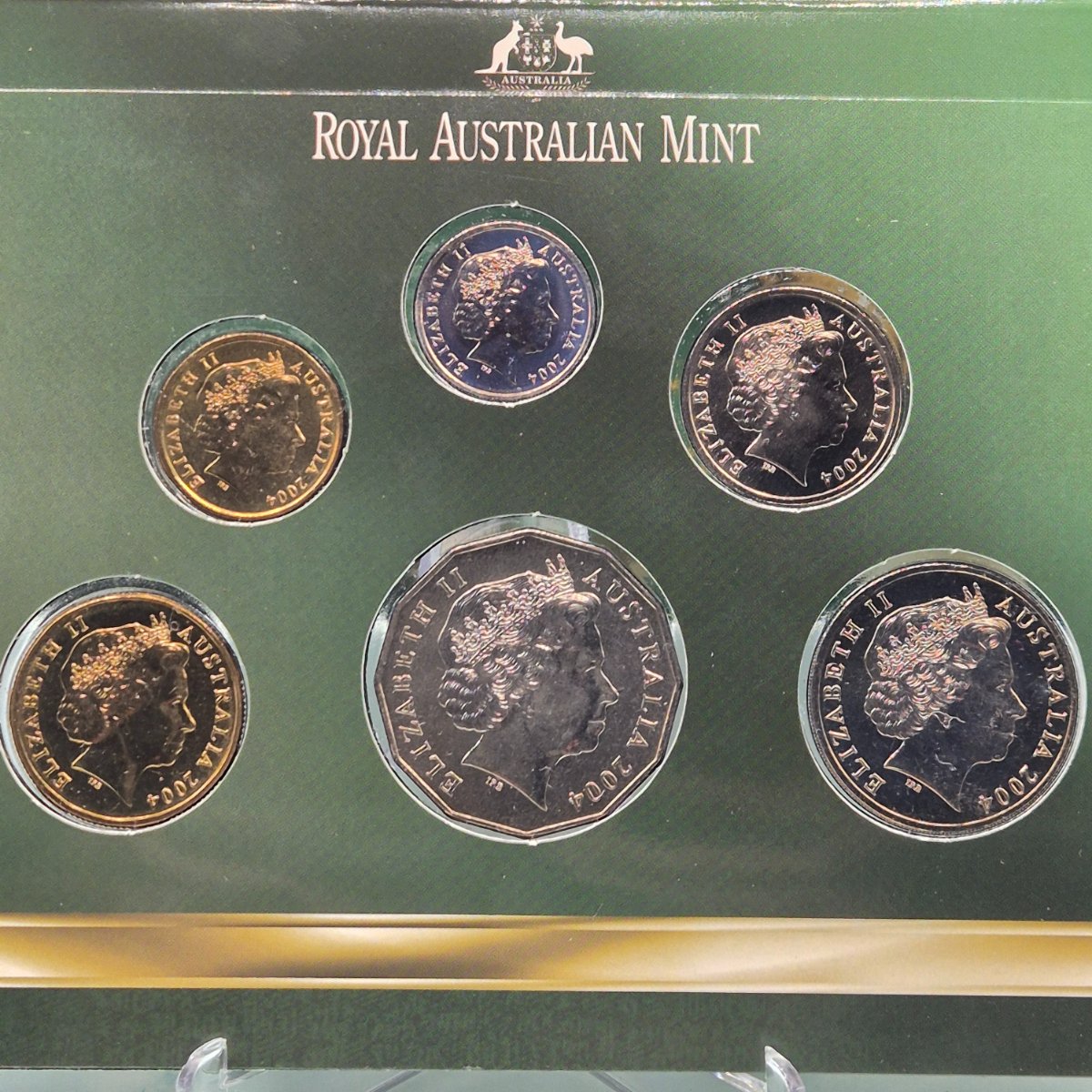 2004 Australia's Coins Come Alive Six Coin Mint Set Uncirculated Year Set obverse