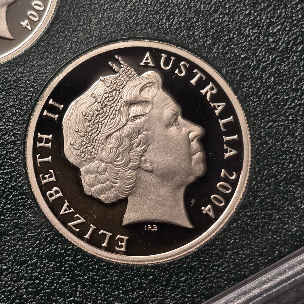 2004 'Come Alive' Six Coin Proof Set 5c obverse
