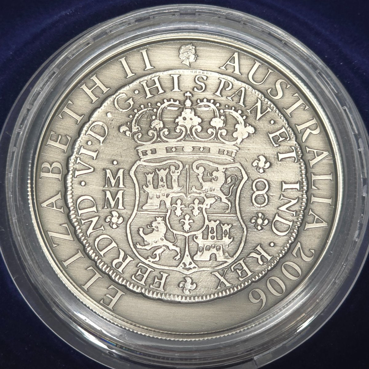 2006 $1 Subscription Silver Antique Finish - 1758 Pillar Dollar