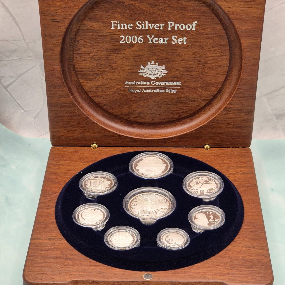 2006 Fine Silver Proof Year Set.