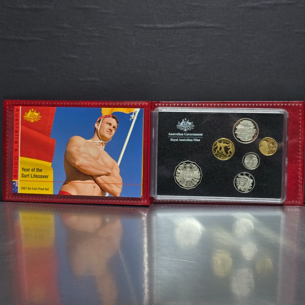 2007 Surf Lifesaver Six Coin Proof Set