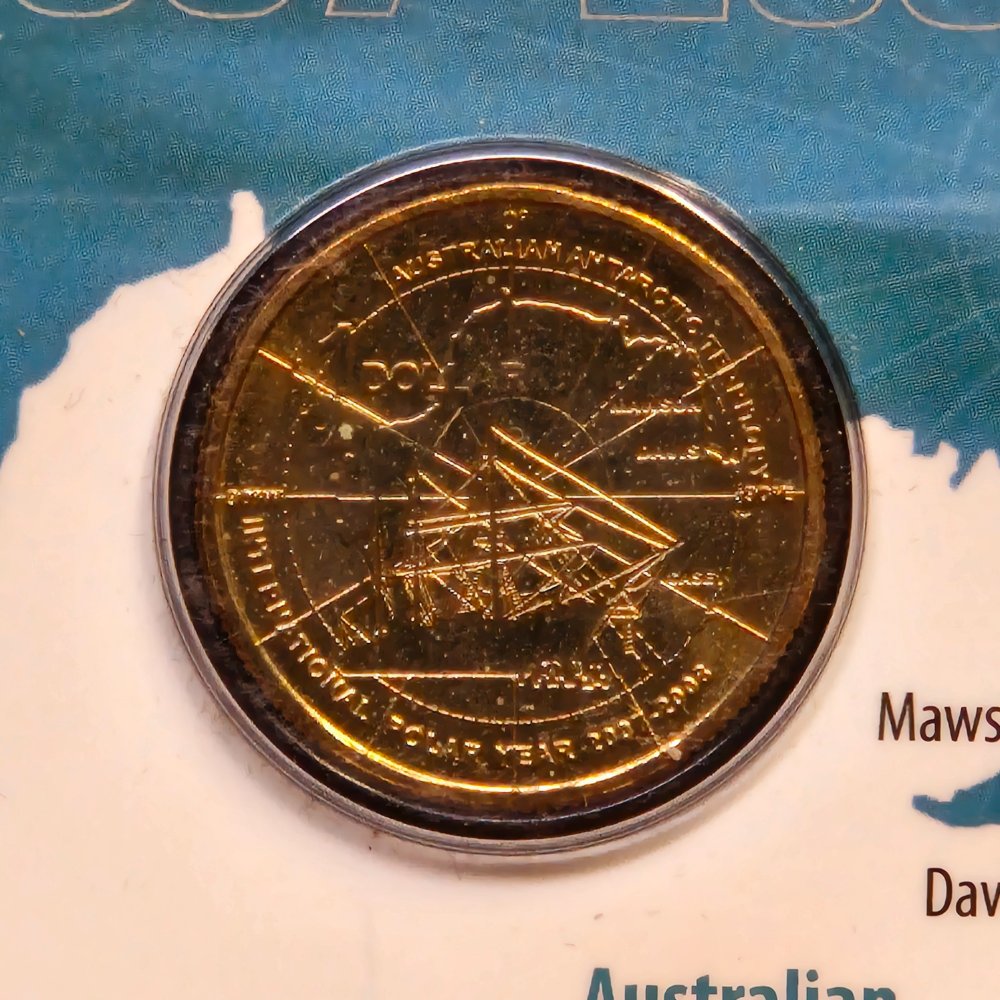 2007 $1 International Polar Year Uncirculated Carded Coin