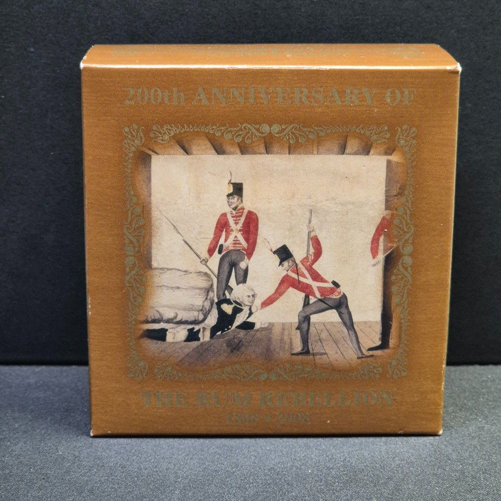 2008 1oz 200th Anniversary of The Rum Rebellion Holey Dollar & Dump Silver Proof Coin Set