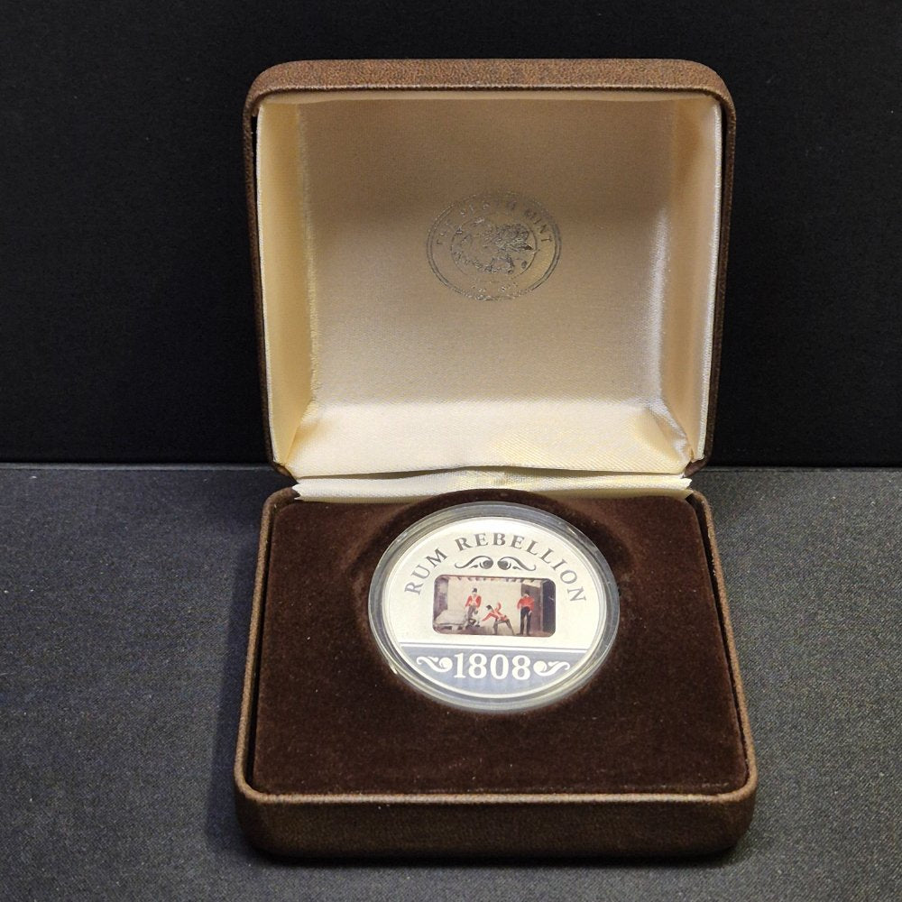 2008 1oz 200th Anniversary of The Rum Rebellion Holey Dollar & Dump Silver Proof Coin Set