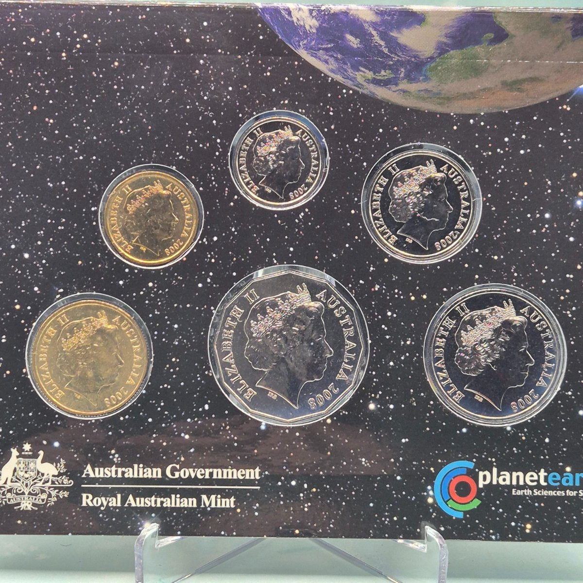 2008 International Year of Planet Earth Six Coin Mint Set Uncirculated Year Set obverse