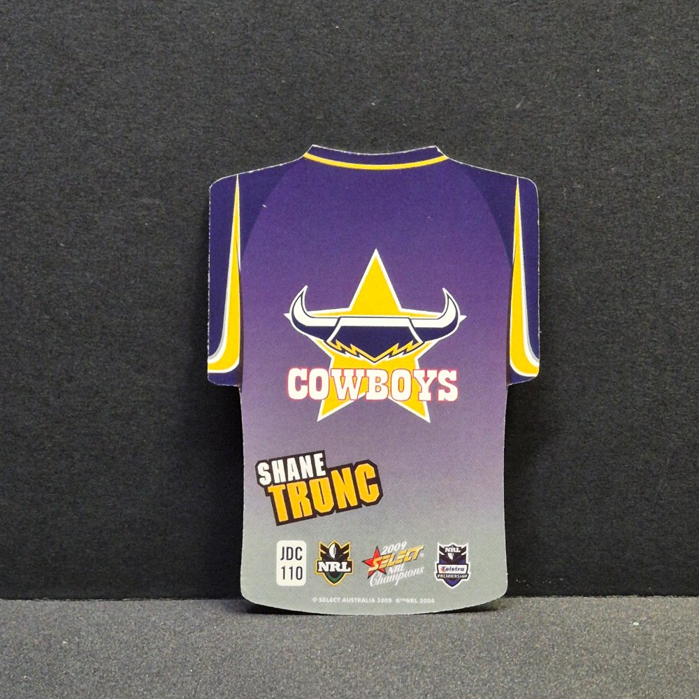 2009 NRL Select Champions - Jersey Diecut - JDC110 - Shane Tronc