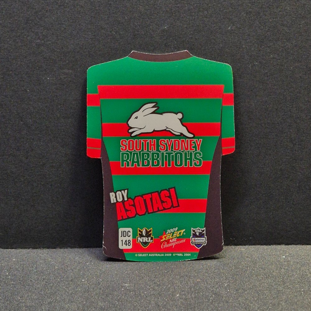 2009 NRL Select Champions - Jersey Diecut - JDC148 - Roy Asotasi