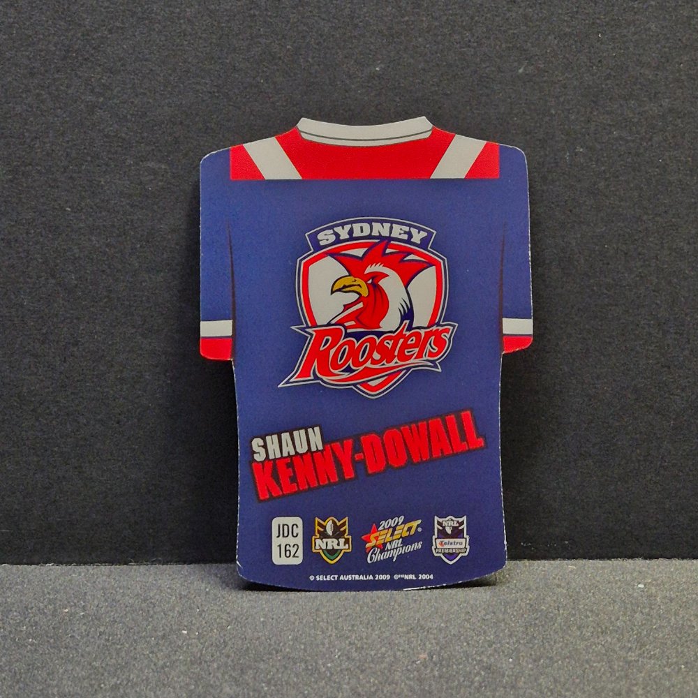 2009 NRL Select Champions - Jersey Diecut - JDC162 - Shaun Kenny-Dowall