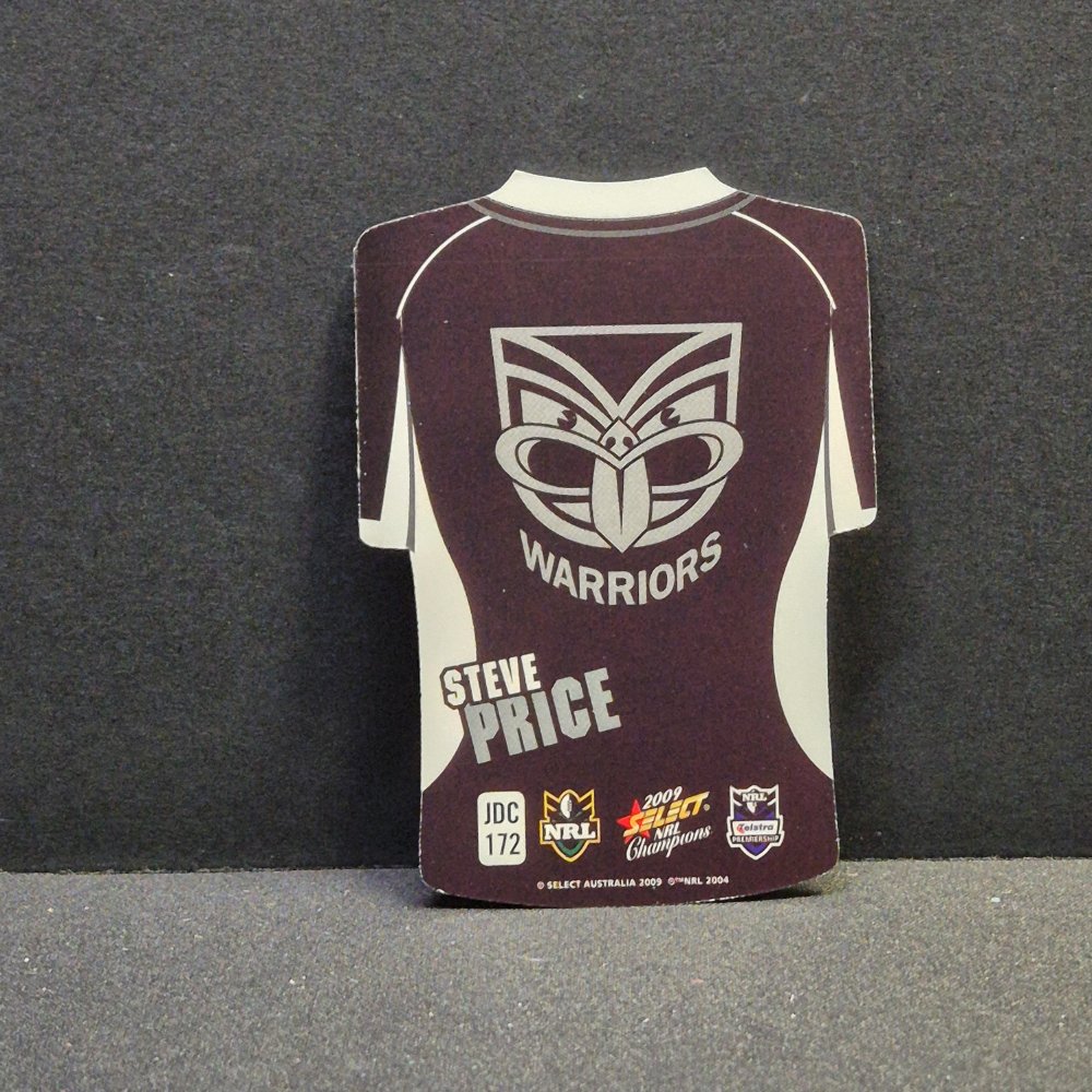 2009 NRL Select Champions - Jersey Diecut - JDC172- Steve Price