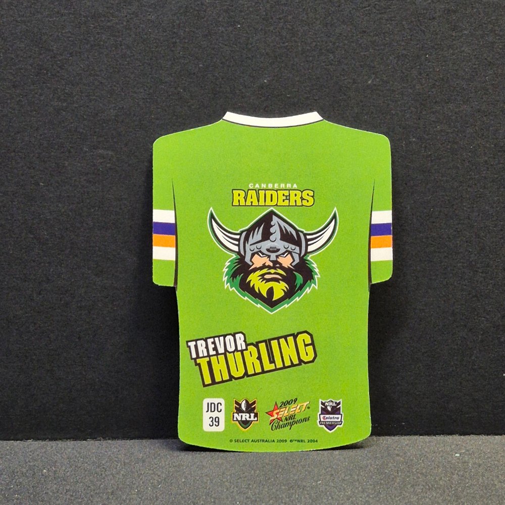 2009 NRL Select Champions - Jersey Diecut - JDC39 - Trevor Thurling