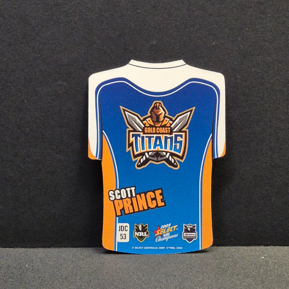 2009 NRL Select Champions - Jersey Diecut - JDC53 - Scott Prince