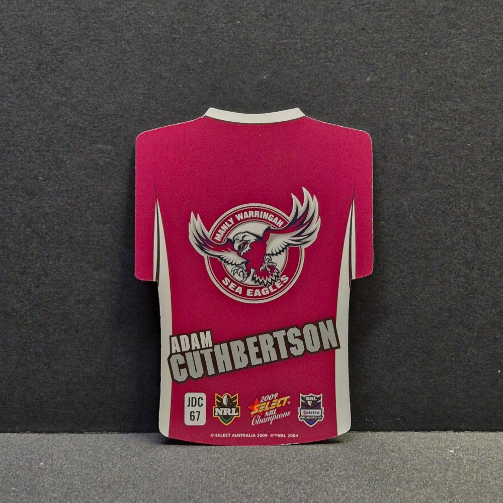 2009 NRL Select Champions - Jersey Diecut - JDC67 - Adam Cuthbertson