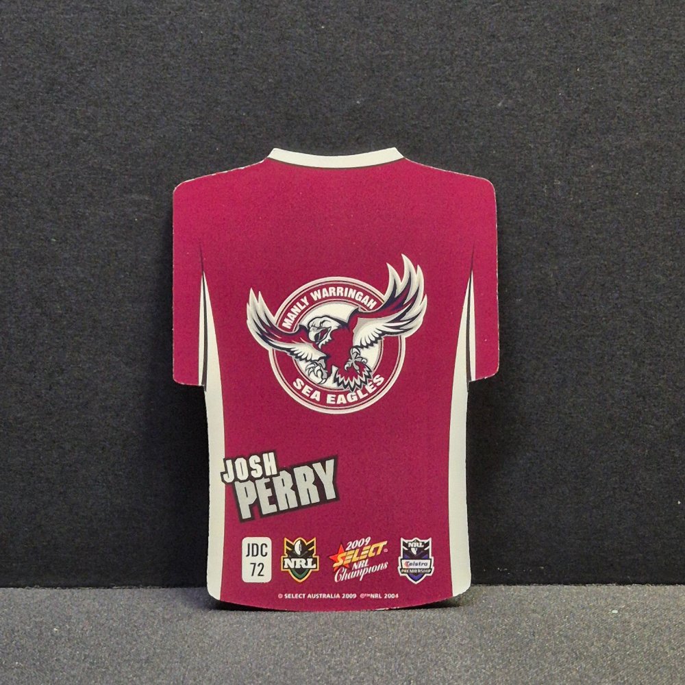 2009 NRL Select Champions - Jersey Diecut - JDC72 - Josh Perry