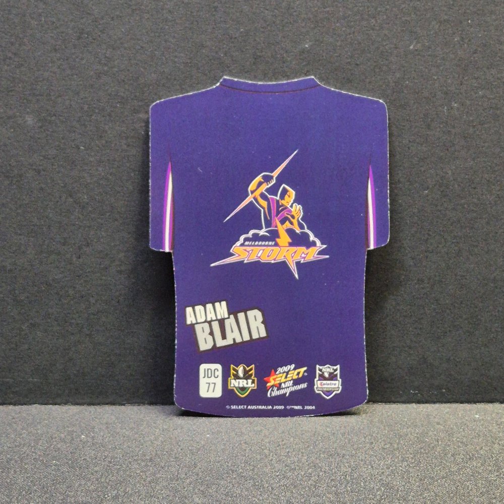 2009 NRL Select Champions - Jersey Diecut - JDC77 - Adam Blair