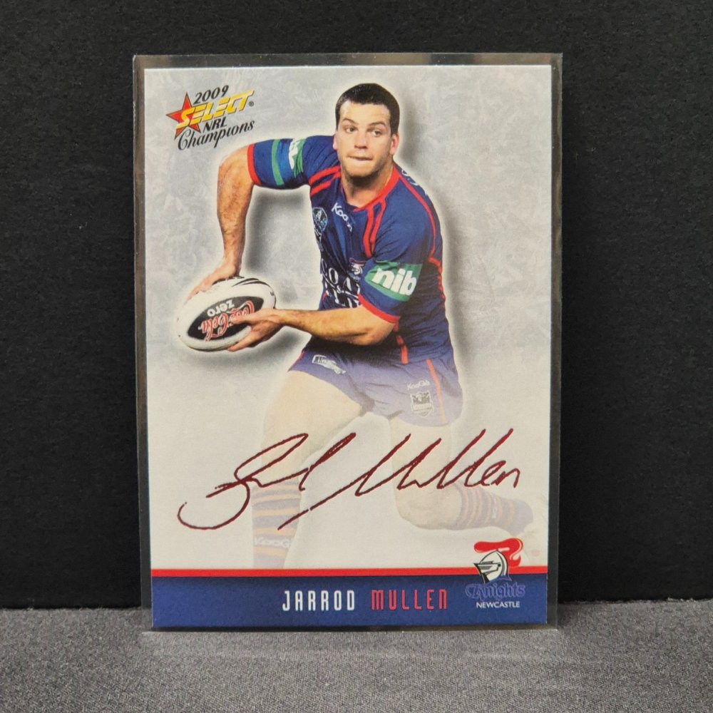 2009 NRL Select Champions - Foil Signature - FS24 - Jarrod Mullen