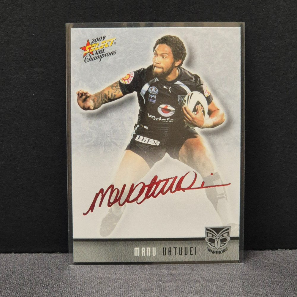 2009 NRL Select Champions - Foil Signature - FS44 - Manu Vatuvei